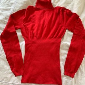 Red Turtle neck Sweater
